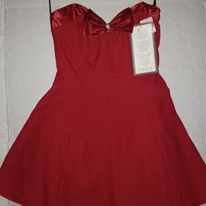 L.A. GLO JUNIORS STRAPLESS PARTY DRESS